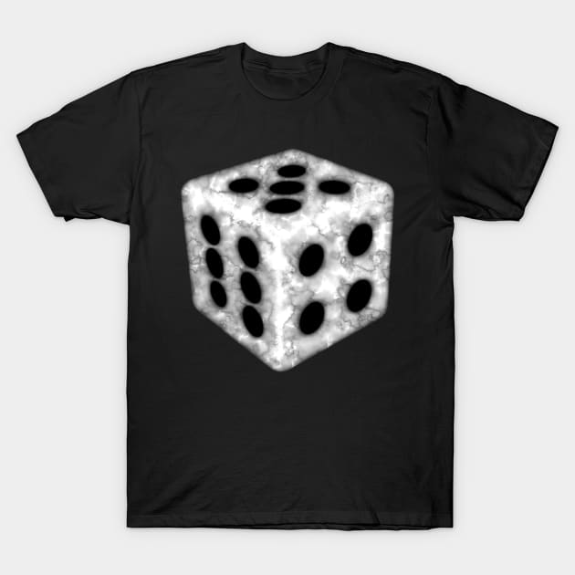 Marble Die (Dice) for Epic Gamers T-Shirt by SolarCross